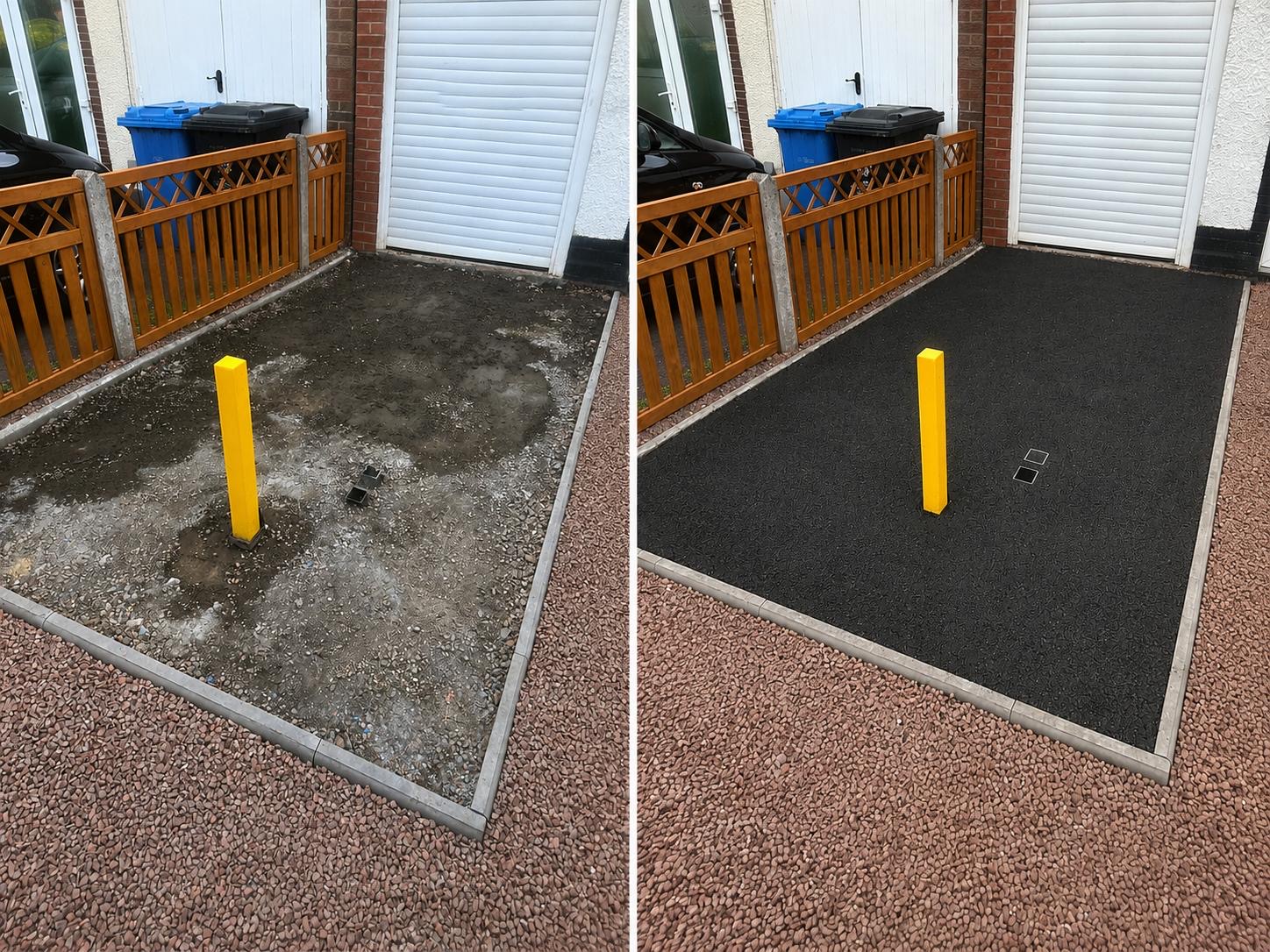 Tarmac driveway platform